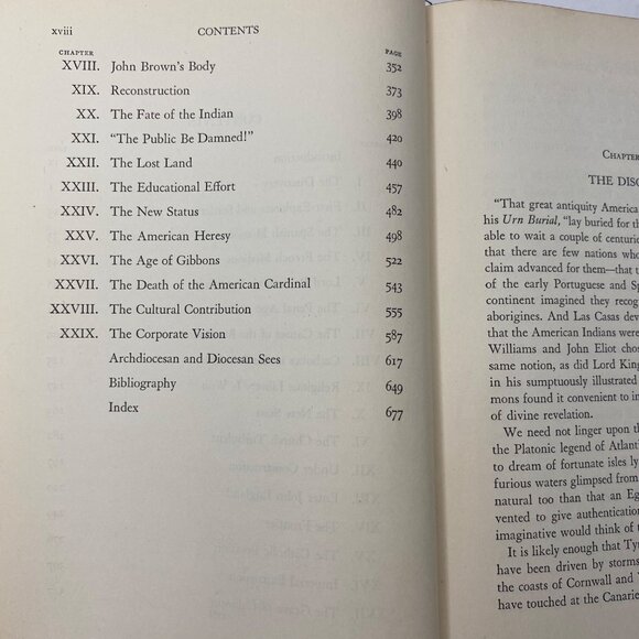 The Story Of American Catholicism By Theodore Maynard 1941 Hardcover Book - Picture 8 of 10